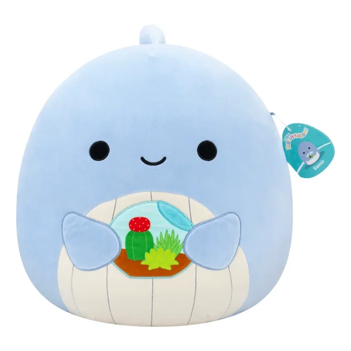 Squishmallows – 16 inch Samir the Light Blue Whale