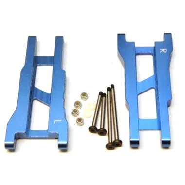 STRC ST3655XB Aluminum Rear A-Arm Blue w/ Pins : Stampede / Rustler