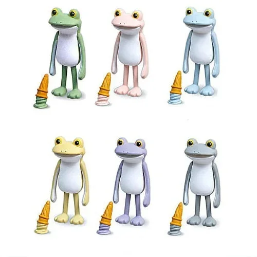 Subete Ga Oshimai Natta Frog Earth Color Series Qualia 3-Inch Mini-Figure