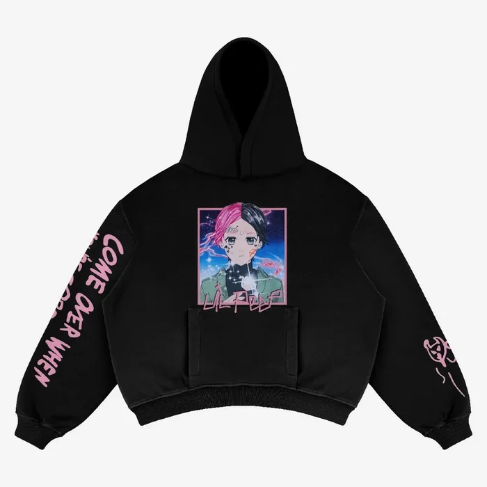 Sweat à capuche Lil Peep Anime – Un streetwear élégant avec un design graphique unique