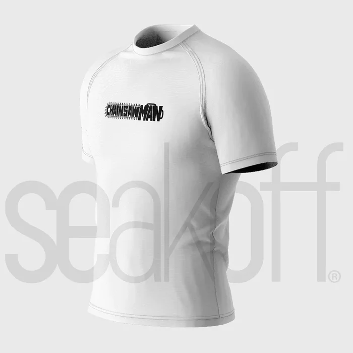 T-shirt de compression Chainsaw Man – Haut d’entraînement haute performance | 85 % polyester, 15 % élasthanne