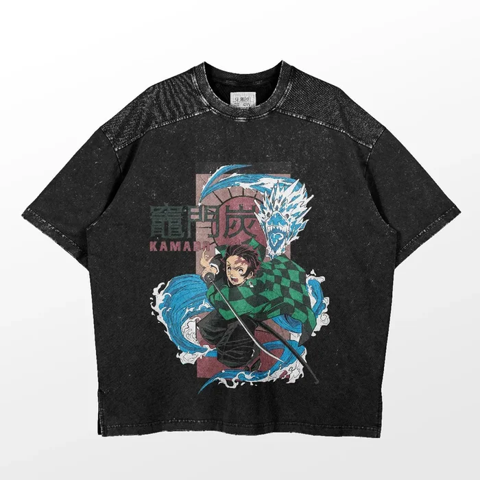 T-Shirt Dragon d’Eau Tanjiro Kamado – Tueur de Démons