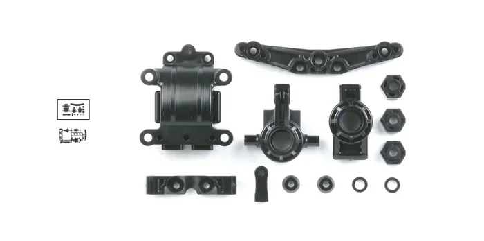TAM51318 Tamiya RC TT01 Type E A-Parts (Upright)