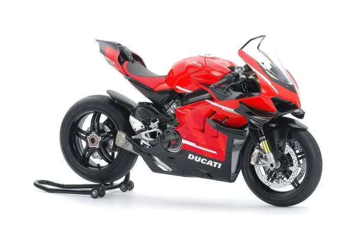 Tamiya 1/12 Scale Ducati Superleggera V4 Plastic Model Kit w/Racing Kit 14143
