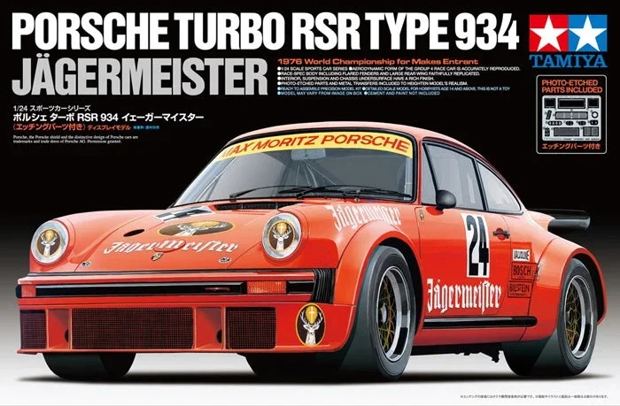 Tamiya 1/24 Porsche Turbo RSR Type 934 Plastic Model Kit