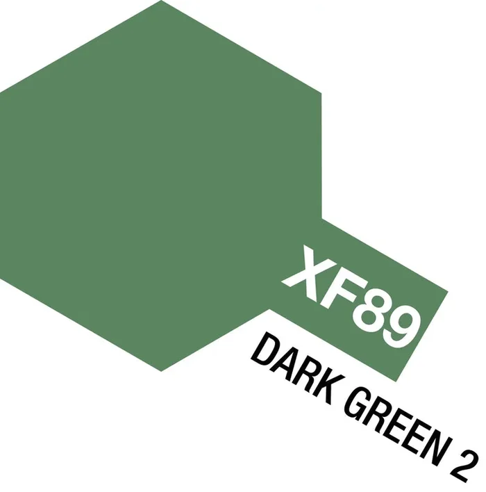 Tamiya Acrylic Mini XF-89 Dark Green Paint 10ml Bottle