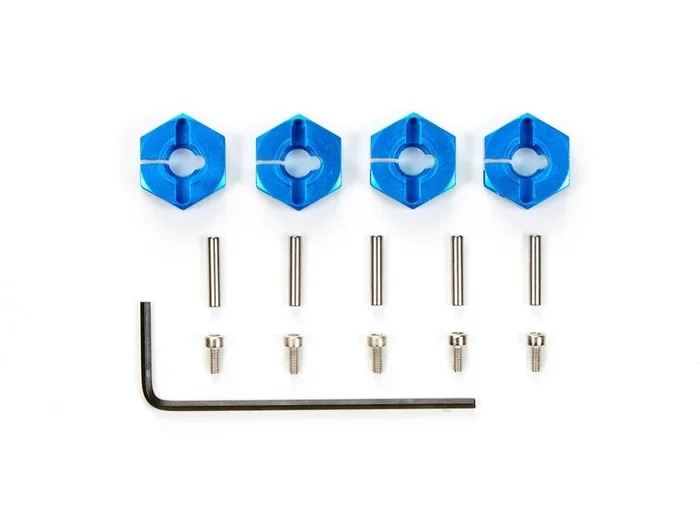 Tamiya Clamp Type Aluminum Wheel Hub (4mm Thick)