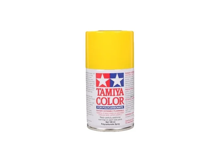 Tamiya Polycarbonate Lexan Paint PS-6 Yellow 100ml Spray Can TAM86006 86006