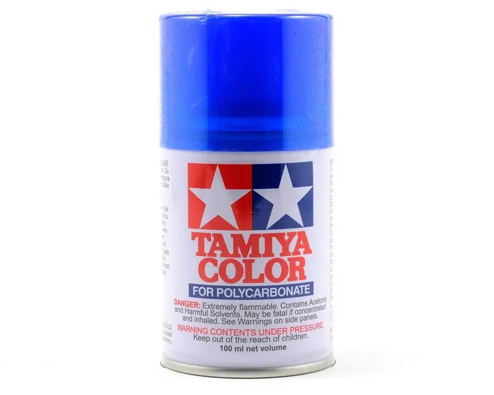 Tamiya TAM86038 PS-38 Translucent Blue Lexan Spray Paint (100ml)