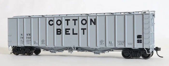 Tangent Scale Models 16042-01 HO Scale 4180 Airslide Covered Hopper Cotton Belt SSW 79782