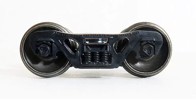 Tangent Scale Models 420 100Ton LP Barber S-2-C Trucks Timken 110Tread 36″ Blackened