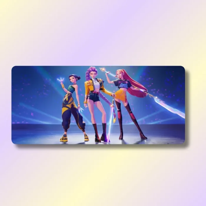 Tapis de Souris Kawaii Huntrix Demon Hunters