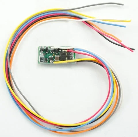TCS 1296 Z2 2 Function DCCDecoder – Hardwire No Plug