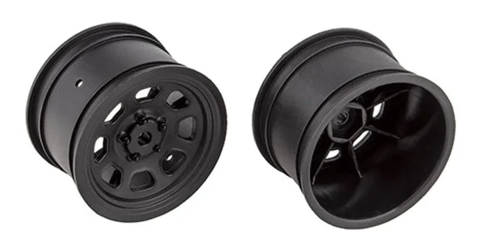 Team Associated 71097 Rear Wheels Black SR10