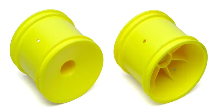 Team Associated 7853 Yellow 2.2″ White for 2WD Stadium Truck 1 Pair