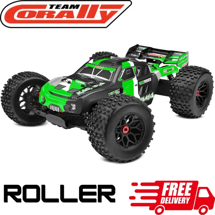 Team Corally Kagama XP 6S 1/8 RC Monster Truck 4×4 ROLLER Green