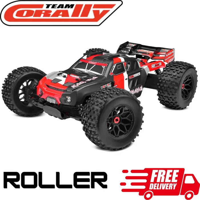 Team Corally Kagama XP 6S 1/8 RC Monster Truck 4×4 ROLLER Red