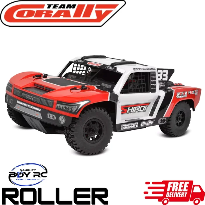 Team Corally Shiroi XP6 1/8 6S Short Course Truck Roller Red