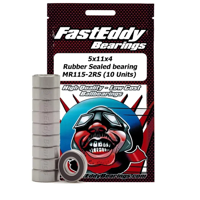 Team FastEddy Traxxas 5116 Rubber Sealed Replacement Bearing 5x11x4mm