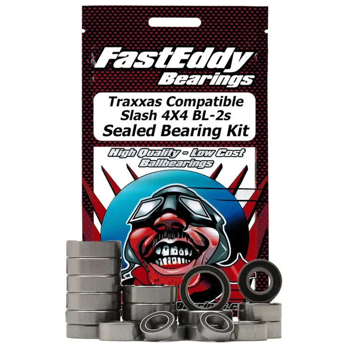 Team FastEddy Traxxas Compatible Slash 4×4 BL-2s Sealed Bearing Kit 8882