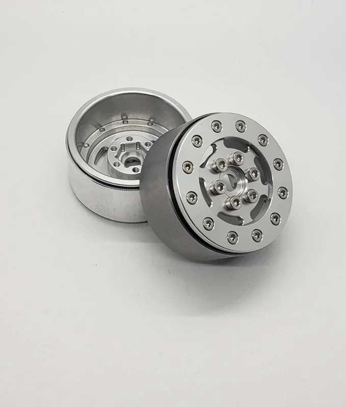 Team Garage Hack TGH-HH H.O. V1.1 E.B.R. Edition Wheels 1 Pair Clear/Aluminium