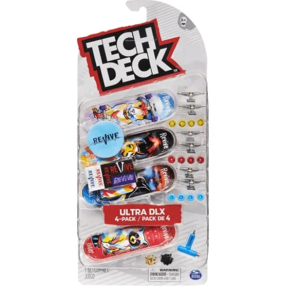 Tech Deck: 96mm Fingerboard 4 Pack Assorted
