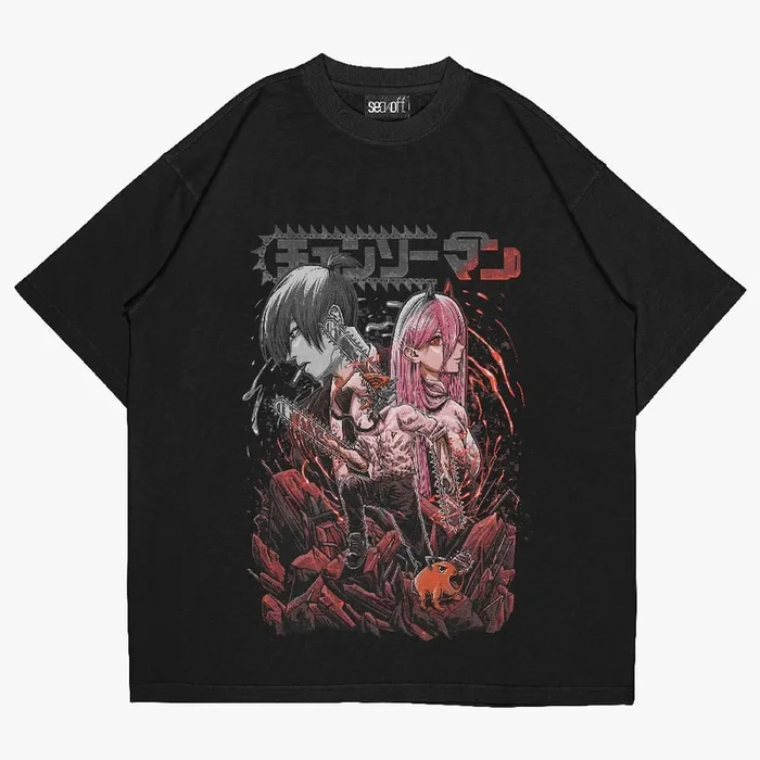 Termocolor -camisetas – Man de motosierra