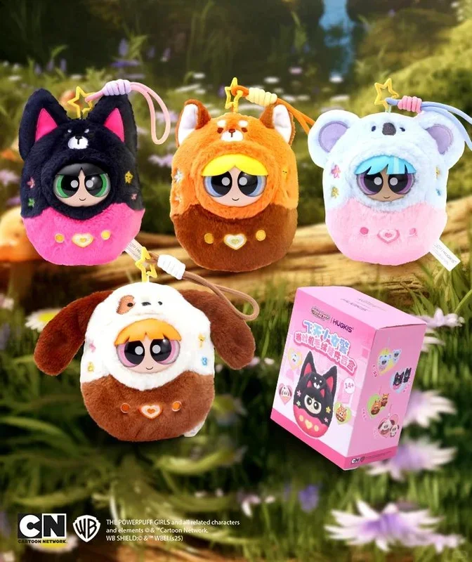 The Powerpuff Girls Arcade Plush Keychain Blind Box