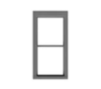 Tichy Train Group 8237 HO Scale 1/1 Double Hung Window (12 Pack)