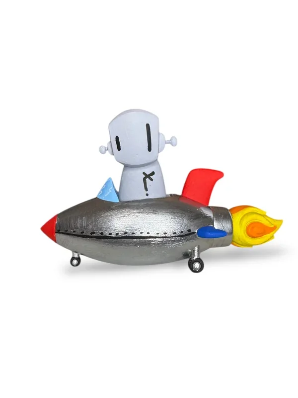 Time Will Tell – Rocket robot series “To the moon and back” by Chris RWK