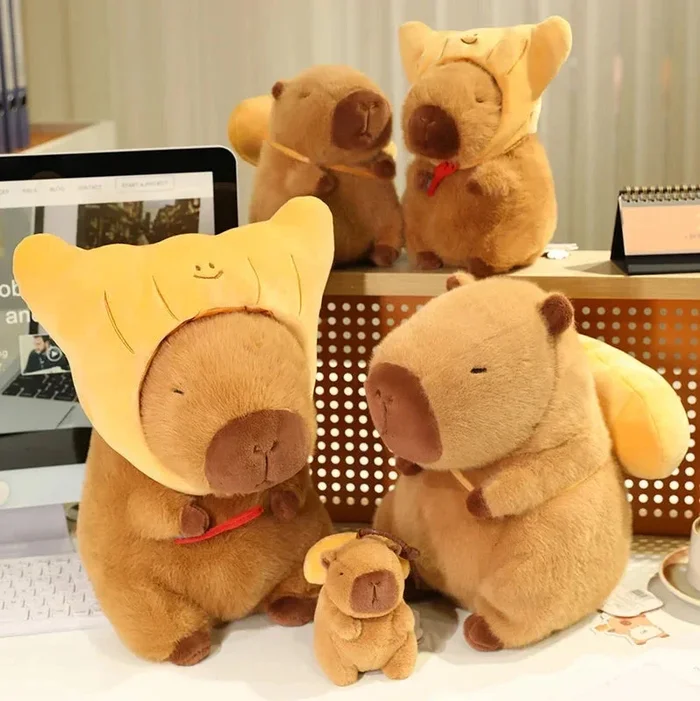 Toasted Croissant Capybara Plushies