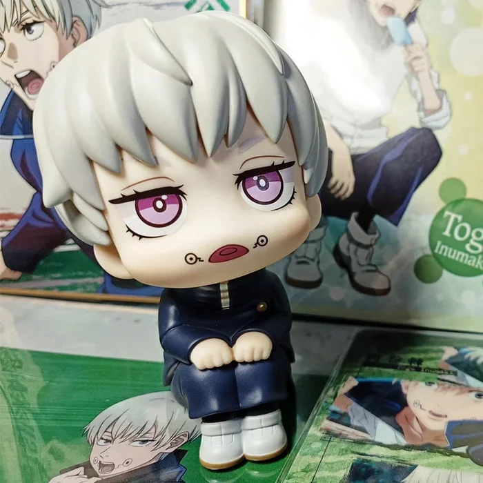 Toge Inumaki Anime Figure – Jujutsu Kaisen Toge Inumaki 12 см Вращаемой головы фигура – Коллективная фигура аниме -фигура