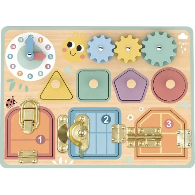 Tooky Toy – Wooden Busy Board