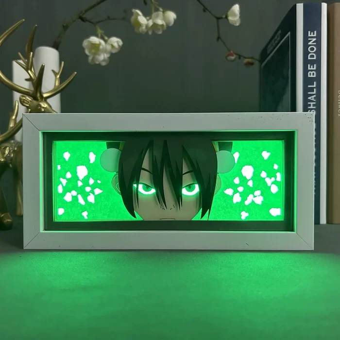 TOPH BEIFONG LED Light Box – Lâmpada 3D de Earthbending Master