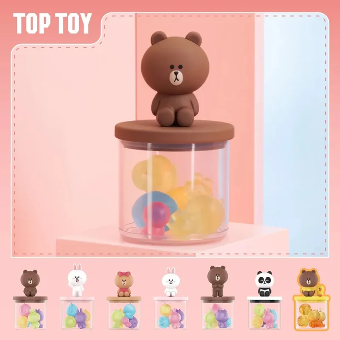 TOPTOYS x LINE FRIENDS Candy Jar Series Blind Box Figure