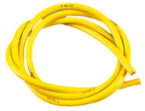 TQ Racing 10 Gauge (10AWG) Super Flexible Wire Yellow 3 Feet 1136