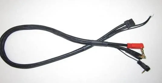 TQ Wire 2S Pro Charging XT60 Charge Cable w/ Strain Reliefs 2723