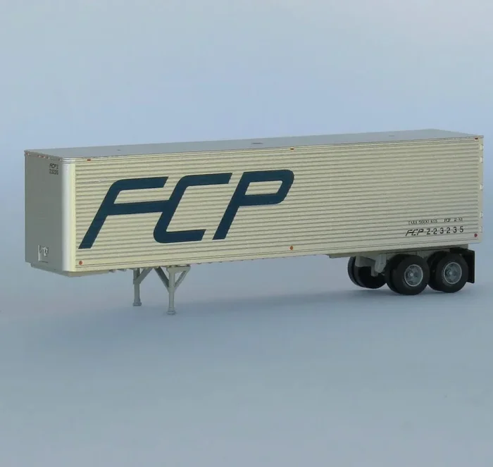 Trainworx 40278-2 N Scale 40′ Corrugated Trailer Ferrocarril del Pacifico FCP 23262