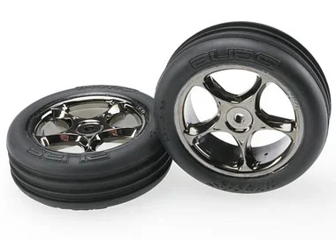 Traxxas 2471A Tires & Wheels Assembled Ribbed (2)