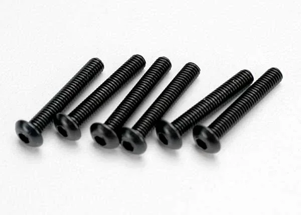 Traxxas 2583 3x18mm Button Head Machine Screw Hex Drive 6 Pack