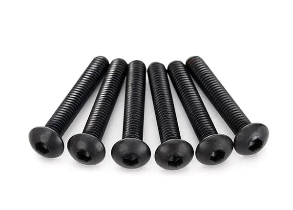 Traxxas 2596 x25mm Button Head Machine Screw Hex Drive 6 Pack