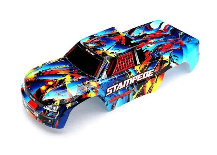 Traxxas 3648 Body Stampede Rock n’ Roll (Painted Decals Applied)