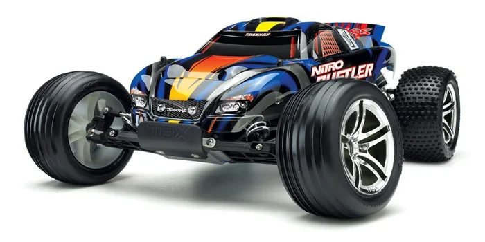 Traxxas 44096-3 1/10 Nitro Rustler Stadium Truck Blue