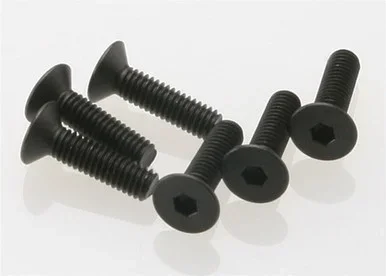 Traxxas 4x15mm Countersunk Machine Hex Screws, 2546