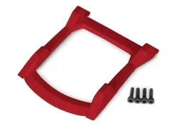 Traxxas 6728R Red Roof Skid Plate for 4×4 Rustler