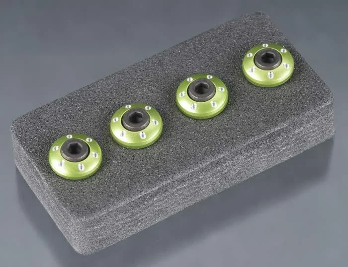 Traxxas 7668G Wheel Nut Washer Green 3x12mm CS (4) LaTrax Teton / SST