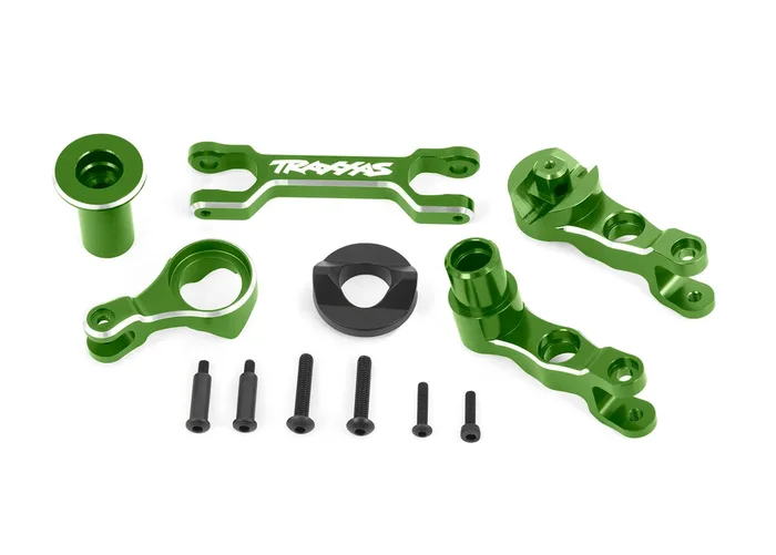 Traxxas 7746 Green Aluminum Left & Right Steering Bellcranks fits X-Maxx®