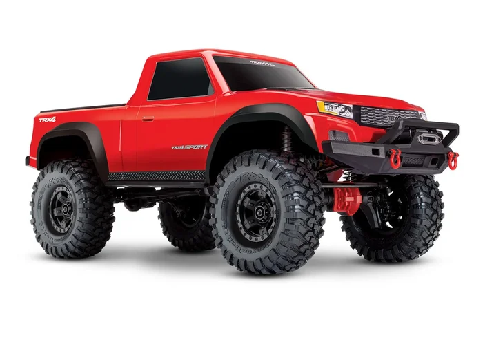 Traxxas 82224-4 TRX-4 Sport 4WD Crawler Truck Red Clipless Body