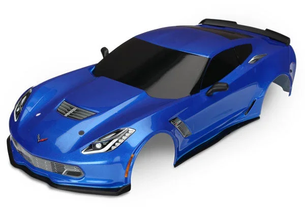 Traxxas 8386X Blue Chevrolet Corvette Z06 Body for 4-Tec 2.0
