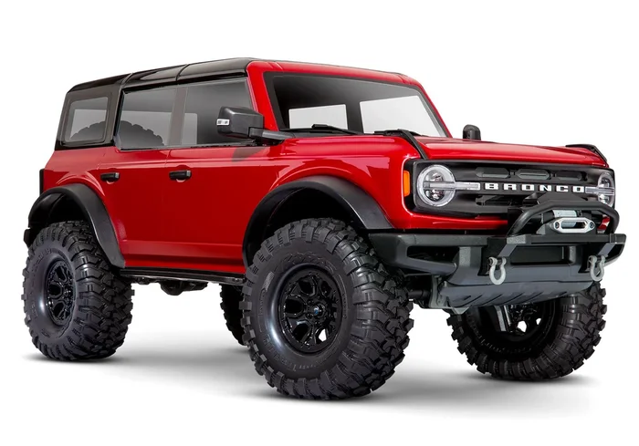 Traxxas 92076-4 1/10 TRX-4 Scale and Trail Crawler with 2021 Bronco Body – Rapid Red